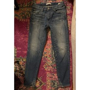 Moussy Distressed Denim Skinny Jean